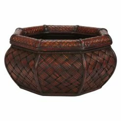 Best reviews of 👍 Novelty Nearly Natural Rounded Octagon Decorative Planters - Set Of 2 ✔️ -Garden Planters & Plant Pots Sales Shop detailNN1139