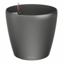 Best Sale 🧨 Planter Pots Lechuza Classico Premium Self-Watering Round Planter 🌟 -Garden Planters & Plant Pots Sales Shop detailPML054
