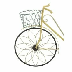 Cheap 😍 Novelty DecMode Bicycle Plant Stand 👍 -Garden Planters & Plant Pots Sales Shop detailUMA5347