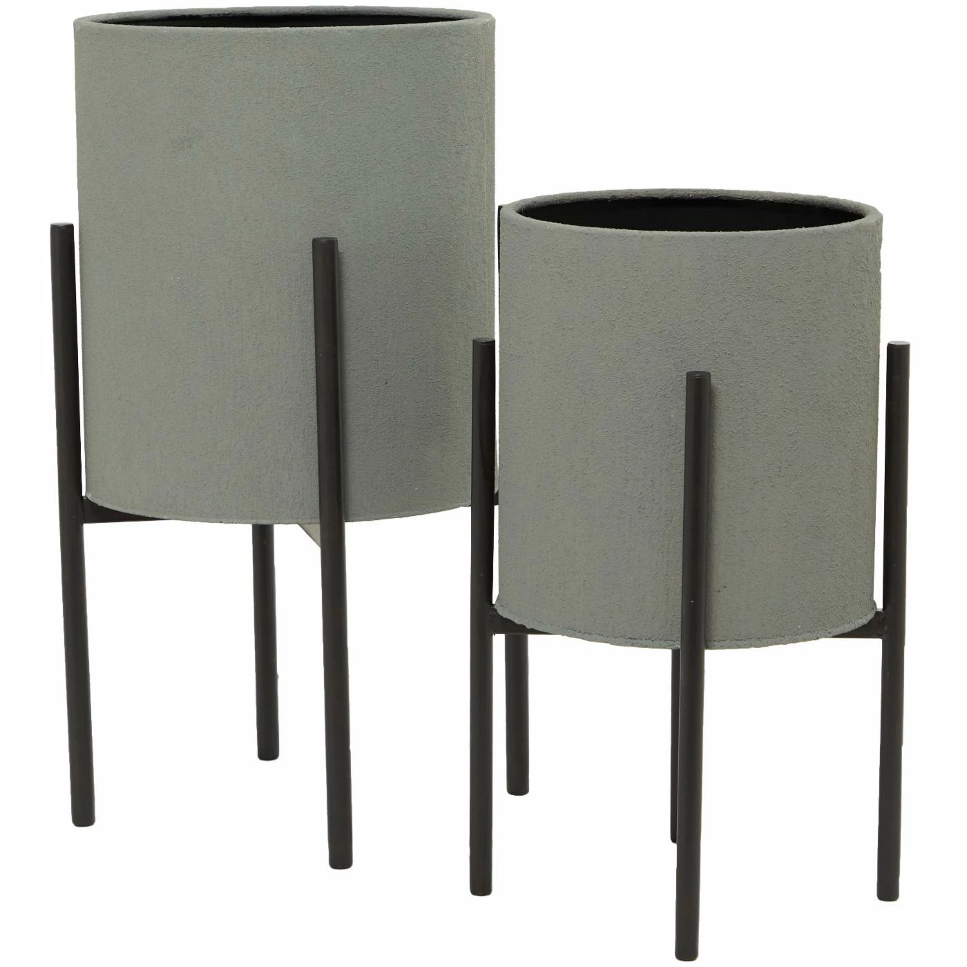 New βοΈ Novelty DecMode Raised Metal Planters - Set Of 2 π 3 New βοΈ Novelty DecMode Raised Metal Planters - Set Of 2 π - Image 3