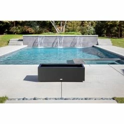 Outlet 😉 Commercial Veradek Metallic Series LONG BOX Planter ✔️ -Garden Planters & Plant Pots Sales Shop detailVERA016