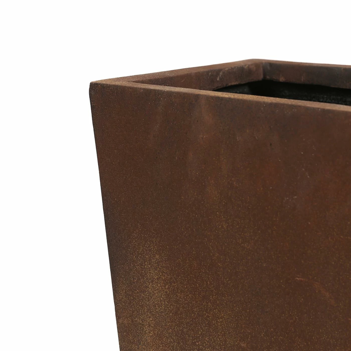Wholesale 💯 Planter Pots LuxenHome Rustic Brown Tall Angled Planter 👏 3 Wholesale 💯 Planter Pots LuxenHome Rustic Brown Tall Angled Planter 👏 - Image 3