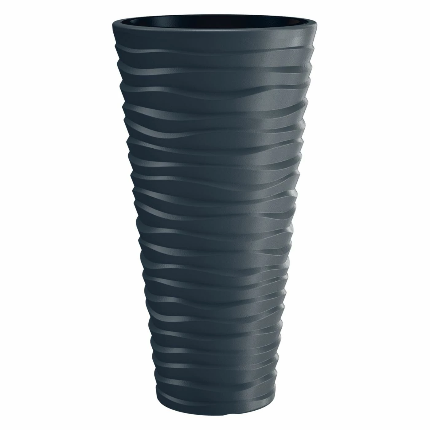 Budget π₯ Novelty Kasamodern Modern Round Planter Pot With Horizontal Waves 𧨠2 Budget π₯ Novelty Kasamodern Modern Round Planter Pot With Horizontal Waves 𧨠- Image 2