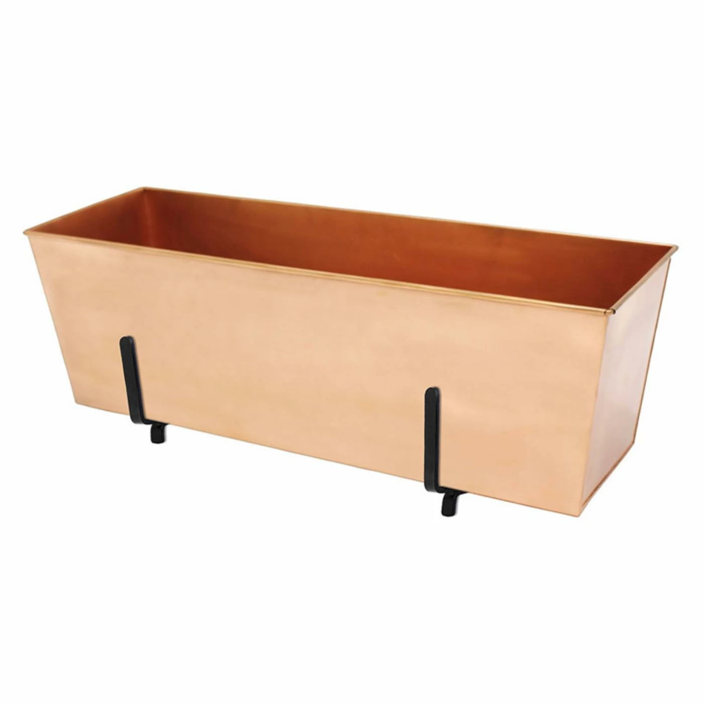 Brand new ๐ Window Boxes ACHLA Designs Copper Plated Flower Box With Rail Brackets ๐คฉ 2 Brand new ๐ Window Boxes ACHLA Designs Copper Plated Flower Box With Rail Brackets ๐คฉ - Image 2