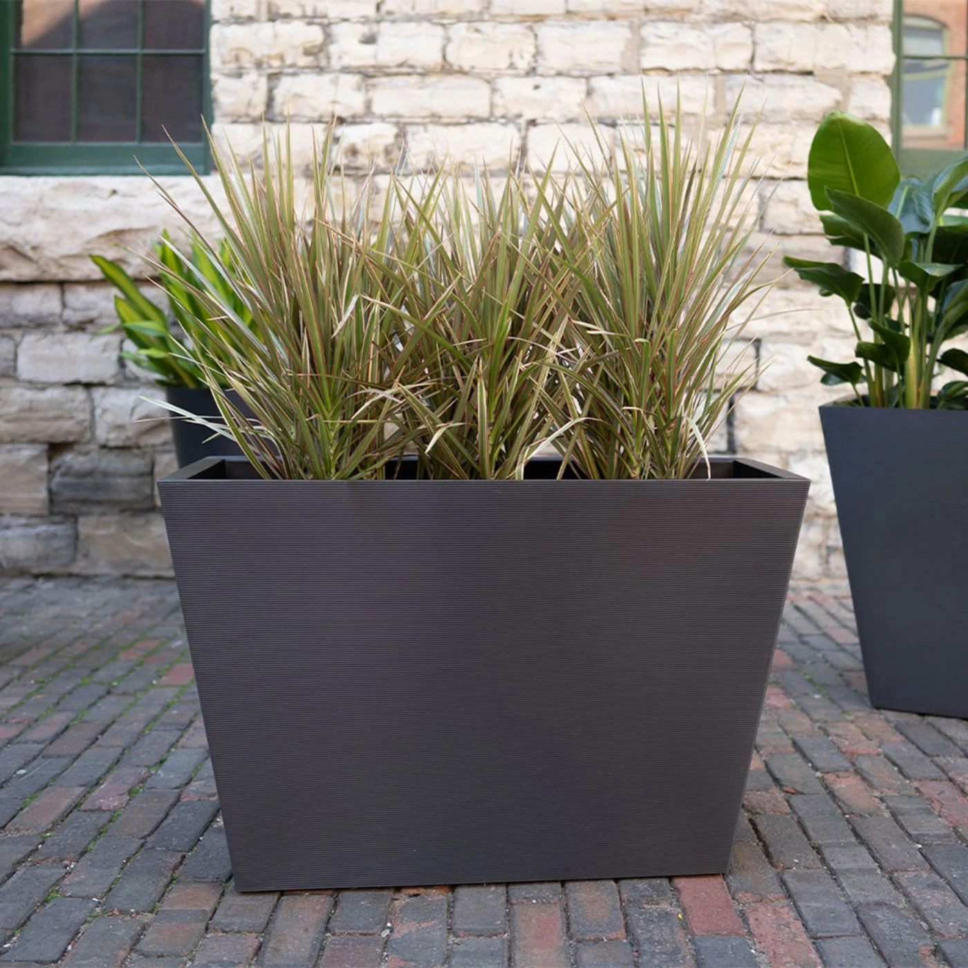 Hot Sale π Commercial Veradek Pro Series Partition 40 In. Grooved Outdoor Rectangle Planter βοΈ 2 Hot Sale π Commercial Veradek Pro Series Partition 40 In. Grooved Outdoor Rectangle Planter βοΈ - Image 2