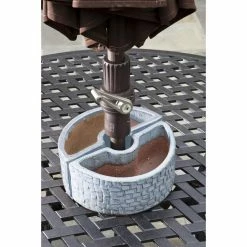 Hot Sale 🌟 Novelty Alfresco Home Cobblestone Umbrella Planter ❤️