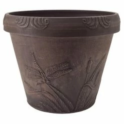 Cheap 🔔 Novelty Arcadia Garden Dragonfly Pot 13 Diam. X 11H In. ✔️