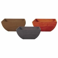 New ❤️ Planter Pots Arcadia Garden Simplicity Square 12L X 12W X 6H In. 🌟