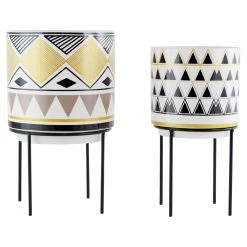 Coupon β Planter Sets Aspire Home Accents Ayaz Mid-Century Modern Ceramic Planter - Set Of 2 π