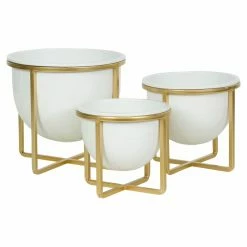 Wholesale 😀 Planter Sets Aspire Home Accents Kendi Mid-Century Modern Planter - Set Of 3 💯
