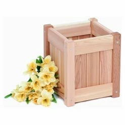 Brand new 😀 Planter Pots HN Outdoor Muirfield Natural Garden Planter Box ⌛