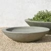 Flash Sale 👍 Planter Pots Campania International Medium Low Zen Cast Stone Planting Bowl 👏