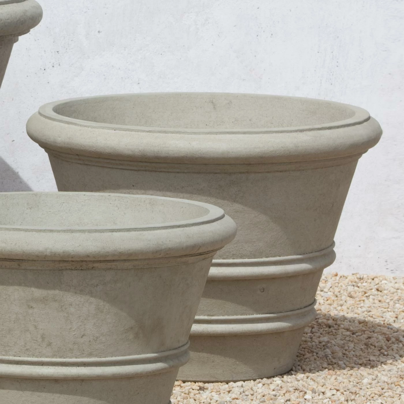 Hot Sale π Planter Pots Campania International Classic Rolled Rim Cast Stone Planter - 27 In. π 1 Hot Sale π Planter Pots Campania International Classic Rolled Rim Cast Stone Planter - 27 In. π