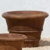 Cheap 👍 Planter Pots Campania International Classic Rolled Rim Cast Stone Planter - 18.25 In. 🎉