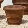 Outlet ⭐ Planter Pots Campania International Classic Rolled Rim Cast Stone Planter - 11.5 In. ❤️