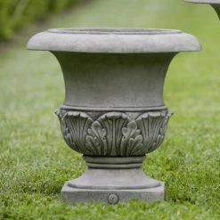 Cheapest 🛒 Urn Campania International Large Williamsburg Acanthus Cast Stone Planter ⌛