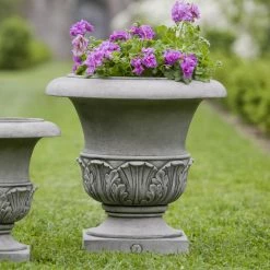 Hot Sale 🎉 Urn Campania International Small Williamsburg Acanthus Cast Stone Planter ✨