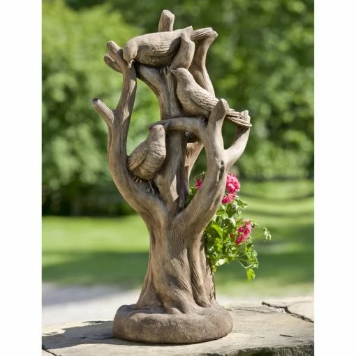 Outlet 💯 Novelty Campania International Morning Gossip Cast Stone Planter 🌟 -Garden Planters & Plant Pots Sales Shop masterCIB1076