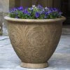 Wholesale ❤️ Planter Pots Campania International Large Arabesque Cast Stone Planter 🔥