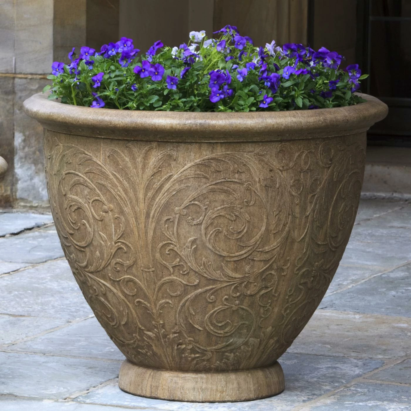 Wholesale β€οΈ Planter Pots Campania International Large Arabesque Cast Stone Planter π₯ 1 Wholesale β€οΈ Planter Pots Campania International Large Arabesque Cast Stone Planter π₯