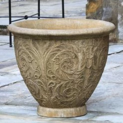 Best deal 🤩 Planter Pots Campania International Medium Arabesque Cast Stone Planter ✨