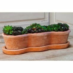 Discount ✔️ Planter Sets Campania International Costa Planter - Set Of 3 - Terra Cotta 😀
