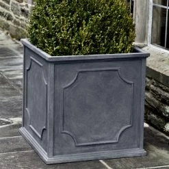 Budget π Planter Boxes Campania International Cumberland Medium Square Planter - Lead Lite π