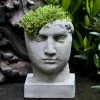 Outlet 🥰 Head Campania International Aurelius Cast Stone Planter 😀