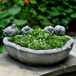 Buy 🥰 Novelty Campania International Alouette Cast Stone Planter 🥰