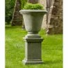 Best reviews of 🔔 Campania International Rustic Hampton Urn Planter With Pedestal 😀