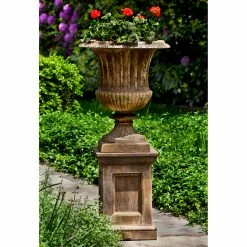 Brand new 👏 Campania International Smithsonian Classical Urn Planter With Barnett Pedestal 🛒