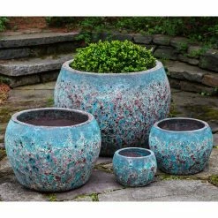 New 🔔 Novelty Campania International Naxos Fish Bowl Planter - Set Of 4 👍