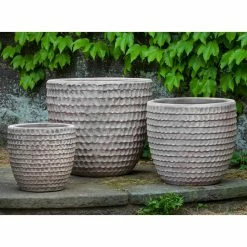 Brand new 🤩 Commercial Campania International Dimple Round Planter - Set Of 3 🧨