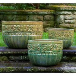 Top 10 ✨ Novelty Campania International Quebrada Round Planter - Set Of 3 ⭐