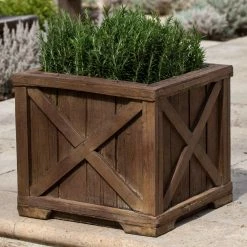 Best reviews of 🎁 Commercial Campania International Rustic Versaille Square Planter 😀