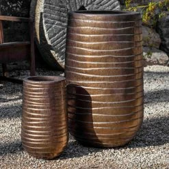 New 🔥 Planter Sets Campania International Tall Ipanema Planter - Set Of 2 🌟