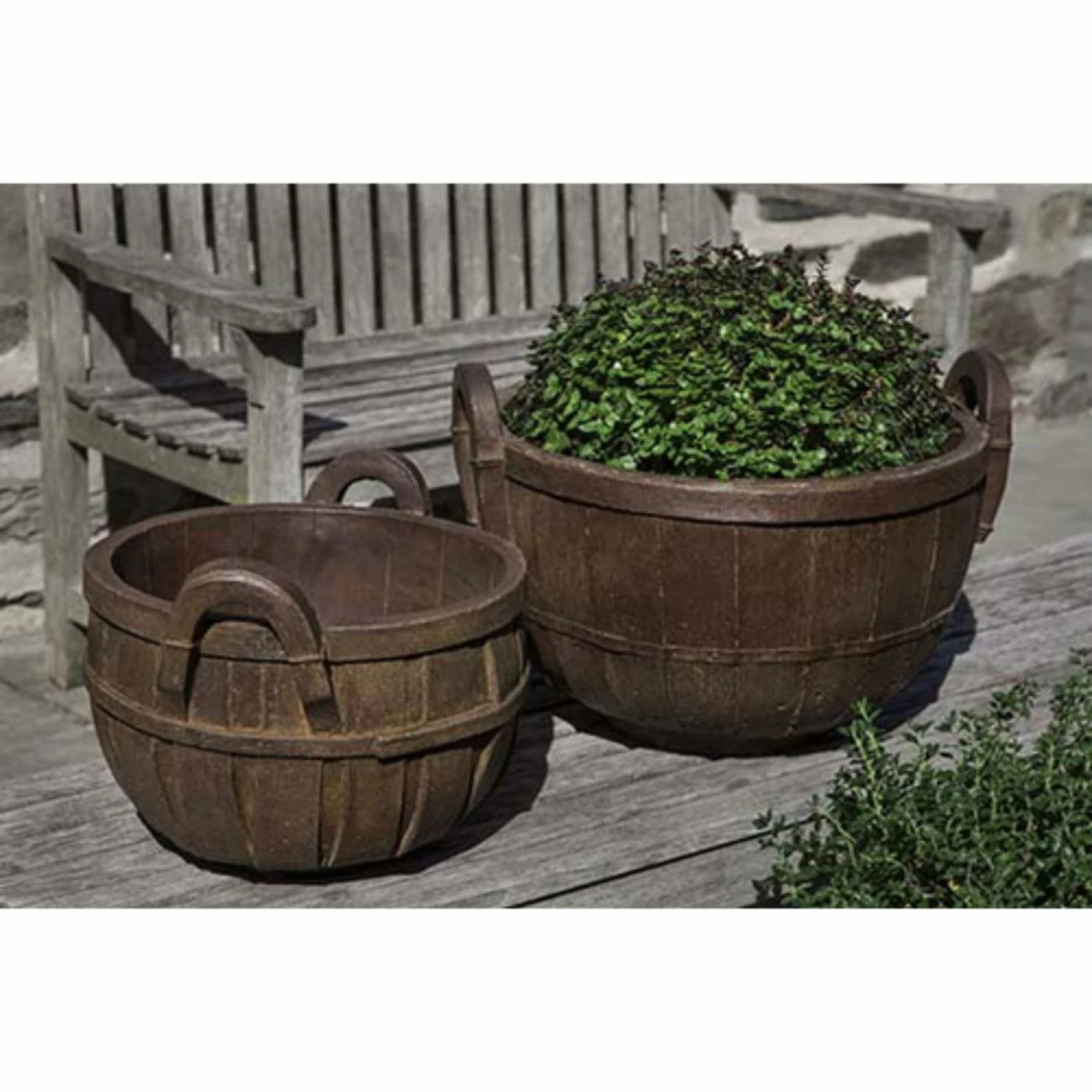 Promo π Barrel Campania International Apple Basket Planter π 1 Promo π Barrel Campania International Apple Basket Planter π