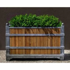 Best reviews of 😀 Trough Campania International Rectangle Manoir Oak Planter 🌟