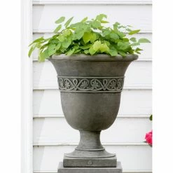 Cheapest 😍 Campania International Williamsburg Strapwork Leaf Urn Planter ⭐