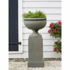 Promo 😀 Campania International Williamsburg Tayloe House Urn With Classic Pedestal ❤️