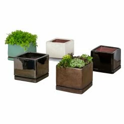 Deals ✔️ Planter Pots Campania International I/O Series Cube - Set Of 6 🎁