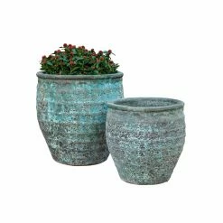 Outlet 💯 Planter Sets Campania International Knossos Planter - Set Of 2 💯