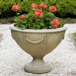 Cheap ❤️ Campania International Williamsburg Neoclassic Cast Stone Urn Planter 🎁