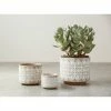 Cheapest 🔔 Novelty 3R Studios Grey And White Stoneware Planters - Set Of 3 🎉