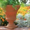 Cheapest 🌟 Crescent Garden Rust Round Resin Festonada Urn ✔️