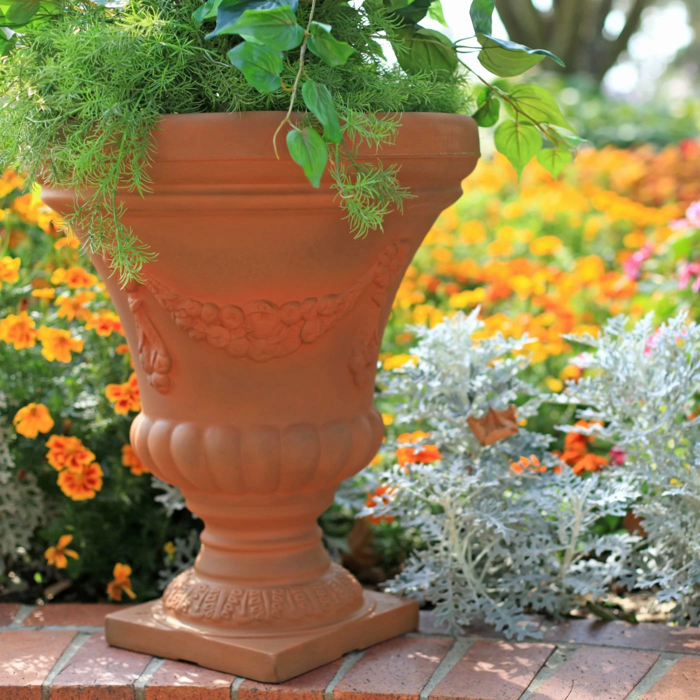 Cheapest π Crescent Garden Rust Round Resin Festonada Urn βοΈ 1 Cheapest π Crescent Garden Rust Round Resin Festonada Urn βοΈ