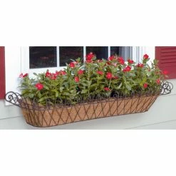 Outlet 🧨 Window Boxes Deer Park Ironworks French Window Box With Coco Liner 🎉