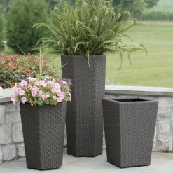 Flash Sale π DMC Products Planter Pots Resin Wicker Vista Planter π