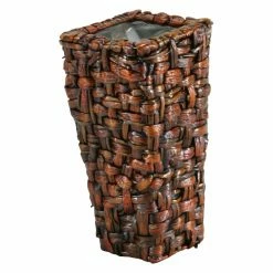 Wholesale 🔔 Planter Pots D And W Silks Matte Natural Square Basket Planter With Liner ⭐