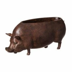 Coupon 👍 Evergreen Enterprises Novelty Evergreen Resin Pig Planter 🔥